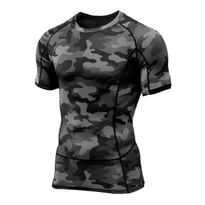 Top deportivo para adultos para surfear, entrenamiento para correr con protección contra sarpullidos y manga corta de rendimiento de secado rápido - Product Image 5