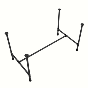 ขาโต๊ะเหล็กเกลียวแบบอุตสาหกรรมสำหรับโต๊ะขนาด 80x140 ซม. - Product Image 3