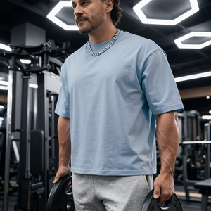 Camiseta de Hombre al por Mayor de Alta Calidad, Estilo Holgado con Hombros Caídos, Logotipo Personalizado, Impresión Serigráfica, Impresión 3D en Relieve - Product Image 5