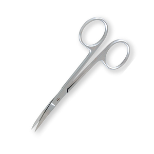 Ciseaux à iris d'opération à usage unique de la meilleure qualité Lame incurvée Ciseaux à iris d'opération chirurgicale en acier allemand - Product Image 3