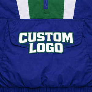 Veste coupe-vent pour homme 49ers, veste de survêtement, pull, coupe-vent de haute qualité, vente chaude, modèle américain, nylon, demi-zip, OEM en vrac - Product Image 3