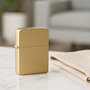 Encendedor de Cigarrillos de Latón Premium, Acabado de Lujo Hecho a Mano, Logotipo Personalizado, Recargable, Moderno, Suministro Global al por Mayor - Product Image 4