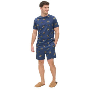 Ensemble double de vêtements de sport pour hommes, élégant, nouveau t-shirt imprimé à manches courtes, shorts, tissu doux respirant, grande taille, coupe décontractée, été - Product Image 3