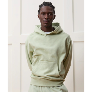 High Quality Heavyweight 500gsm Men's Pullover <b>Hoodie</b> 100% Cotton French Terry Stonewashed Drop Shoulder Oversized No <b>Strings</b> - Product Image 2