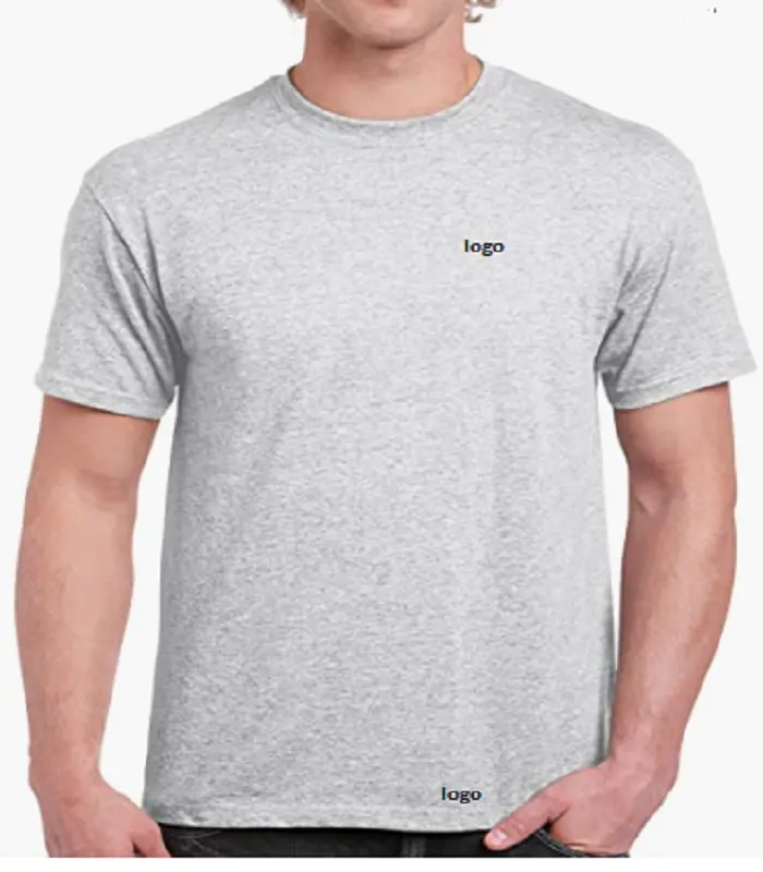 Men's 100% Cotton Tshirt Crew Neck Short Sleeve Custom Printing Custom Design T shirts Manufacturing from Bangladesh
