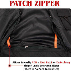 Outwear High Quality Genuine Leather <b>Men's</b> <b>Black</b> Club Style Open Neck Leather <b>Vest</b> Motorcycle Riding Biker <b>Vest</b> - Product Image 5