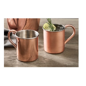 แก้วมักทองแดงมอสโกมิวล์ถ้วยและแก้วมักทองแดงผสมเครื่องดื่มค็อกเทลสำหรับบ้านดีไซน์ใหม่ - Product Image 4