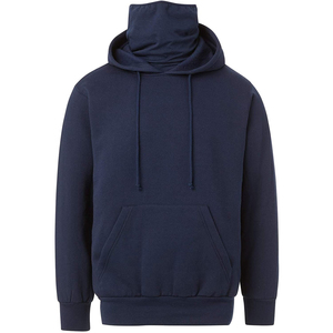 Sudadera con capucha de algodón personalizada con cubierta facial para hombre 2026, transpirable básico, algodón mezclado, método de tejido de ganchillo para invierno - Product Image 6