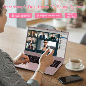 Portátil Empresarial con Procesador Intel Quad Core (2.66GHz), 12GB de RAM DDR5, 512GB de SSD, Windows 10, Pantalla de 144Hz, Teclado en Inglés, Color Rosa - Product Image 2