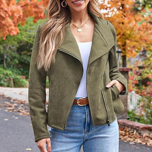 Chaqueta de Cuero de Moda para Invierno, Chaquetas de Cuero Auténtico de Alta Calidad para Mujer, Chaqueta de Cuero Genuino para Mujer Más Vendida - Product Image 3