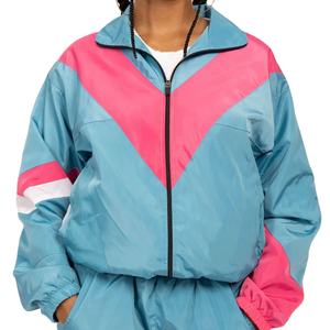 Streetwear Gym Wear coupe-vent veste pour hommes été ensemble sport Jogging porter épissage veste pantalon coupe-vent survêtement 2026 - Product Image 3