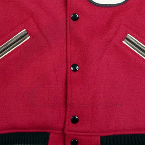 Veste de Baseball Homme Personnalisée de Haute Qualité à Séchage Rapide, Col Montant, Confortable et Respirante en Polyester/Coton pour l'Automne et l'Hiver - Product Image 4