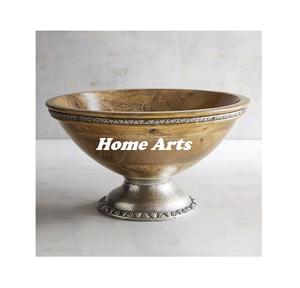 Handmade <b>Stainless</b> <b>Steel</b> Chocolate <b>Bowl</b> With Stand Premium Quality round Shape Dessert <b>Bowl</b> With Stand In Bulk - Product Image 3