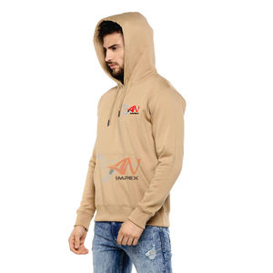 เสื้อฮู้ดดี้พิมพ์โลโก้คุณภาพสูงสำหรับผู้ชาย กันน้ำ ป้องกันขนร่วง ผลิตจากผ้าฟลีซ ปรับแต่งได้ - Product Image 1