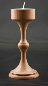 Bougeoir en bois élégant pour pilier de bougie Vente chaude Fait à la main pour la décoration de table de Noël Décoration de table à manger - Product Image 2