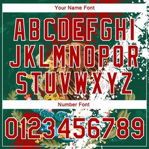 Custom Kelly Verde Rojo-Blanco México 3D Bomber Full-Snap Varsity Letterman Chaqueta Cortavientos vintage Hombres Varsity Jacket - Product Image 4