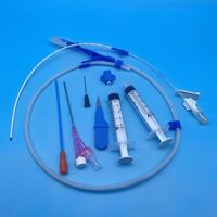 Kit de cathéter CVC à double lumière stérile et jetable pour l'accès vasculaire en milieu hospitalier