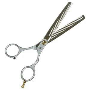 Razor Edge Barber Shears 6" Thinning Shears With Finger Rests Made Stainless Steel Custom Thinning Scissors