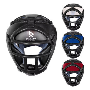 Protège-tête de boxe de haute qualité - Protection pour les arts martiaux en cuir PU réglable et personnalisable - Product Image 6