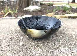 Best Selling2024 HORN Cuenco para mezclar Cuerno de búfalo decorativo ultra brillante Cuenco para servir Vajilla Hecho a mano de cuerno real natural - Product Image 6