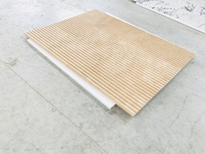 Vente en gros Carreau de travertin beige Carreau de marbre concave pour la décoration d'îlot Marbre cannelé naturel Design Marbre travertin - Product Image 3