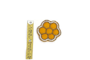 Venta al por mayor de ropa, parches bordados, apliques de piedra con cuentas, diamantes de imitación, accesorios de moda para vestido, parches de Adorno - Product Image 4