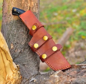 Cuchillo de Supervivencia Portátil para Exteriores, Venta Caliente de Fábrica, Acero de Damasco, Mango de Madera - Product Image 6