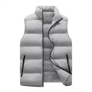 Multi Color Men's Down Vest Autumn And Winter 2023 New Black High Quality White Duck Down Puffer Jacket Waistcoats For Men's