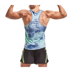 Débardeurs de gym fitness personnalisés sur mesure gilets maillots fournisseur pakistanais personnaliser sport hommes sublimation débardeur - Product Image 4