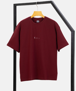 T-Shirt Homme Épaule Goutte Surdimensionné 100% Coton 240 GSM Style Décontracté Logo Brodé Personnalisé Couleur Unie du Bangladesh - Product Image 3