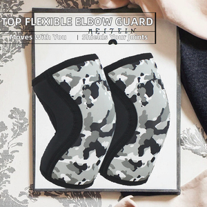 Nouveauté 2025, genouillère en néoprène personnalisée pour la boxe, prix raisonnable, protection en coton/polyester pour les coudes et les genoux - Product Image 2