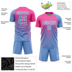 Uniformes de Fútbol Juvenil al por Mayor, Jersey de Secado Rápido con Cuello en V, Pantalones Cortos Cómodos y Transpirables, Conjuntos Unisex, Impresión de Logotipo Personalizado - Product Image 4