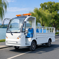 Chariot de golf électrique à 2 places avec hayon hydraulique, véhicule utilitaire de transport de marchandises, conversion pour le tourisme