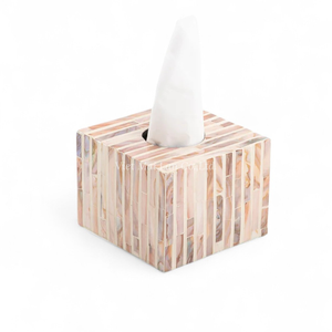 Caja de pañuelos clásica de nácar al por mayor, hecha a mano con incrustaciones de concha, Vietnam - Product Image 2