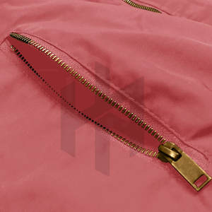 Chaqueta de bombardero de hombre con logotipo frontal de cuello alto de invierno transpirable hecha a medida con mangas largas Precio más vendido - Product Image 4