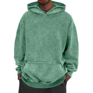Sudadera con Capucha para Hombre, Diseño Moderno, Lavado Ácido, Hombros Caídos, Gruesa, Superventas - Product Image 6