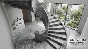 2026 Premium Quality 1st Grade Polished Royal Grey Onyx Marble Slab Tile 20-30mm Thickness Durable Contemporary Design Hotel Use - Product Image 4