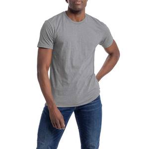 Camisetas de verano de calle de punto de algodón 100% con cuello redondo de ajuste Regular para hombre de etiqueta privada transpirables de secado rápido de talla grande - Product Image 6