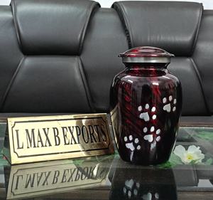 โกศใส่ศพสำหรับสัตว์เลี้ยงทำจากโลหะขี้เถ้าโกศที่ระลึกขายดีสำหรับตกแต่งบ้าน - Product Image 1