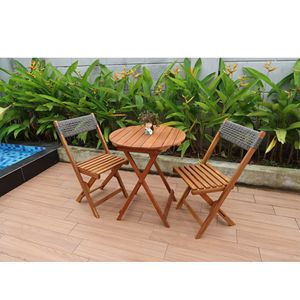 Muebles de jardín al aire libre cómodos de estilo moderno, material de madera para ocio - Product Image 3