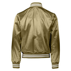 Chaqueta de satén informal de último diseño para hombre, estilo callejero, totalmente personalizada, teñida lisa, de alta calidad, de secado rápido, transpirable para - Product Image 2