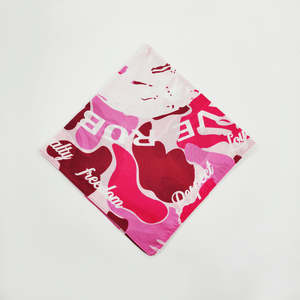 Personalized Print Soft Lightweight 100% Cotton <b>Bandana</b> Custom Printed Scarf - Product Image 3