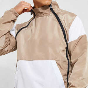 Vêtements d'impression respirants de haute qualité pour hommes, veste coupe-vent d'hiver et d'automne à manches longues, design unique à 2 couleurs - Product Image 2