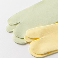 Chaussettes Tabi en coton doux pour femmes Chaussettes de cheville en coton doux de style japonais à bout séparé de couleur pastel pour un usage quotidien
