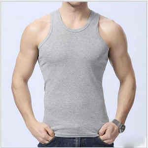 Men's Plus Size Sleeveless Tank Tops Breathable Knitted <b>Muscle</b> <b>Vest</b> Workout Shirt Loose Fit Athletic Gym Fitness Clothing - Product Image 3