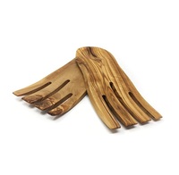Juego de Cubiertos para Ensalada de Madera 100% de Grado Alimenticio para Restaurante, Juego de Tenedores para Ensalada de Madera de Alta Calidad, Más Vendido