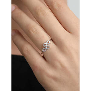 Anillos de Plata de Ley 925 de Primera Calidad para Mujer, Chapados en Rodio con Diamante de Corte Princesa, Joyería Fina, Tipo Anillo para Hombre - Product Image 6