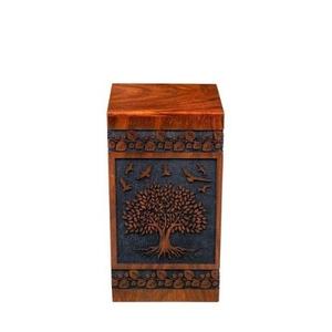 Urna de madera para humanos Caja de madera Cenizas de cremación Caja de entierro de mascotas Urna personalizada grande - Product Image 6