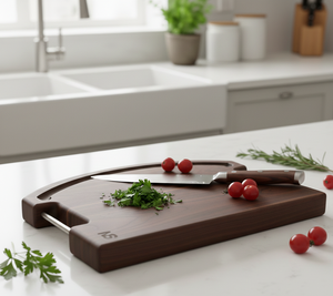 Tabla de Cortar de Madera Maciza Premium para Cocina, Tabla de Cortar Duradera y Ecológica para Carne, Verduras y Pan - Product Image 6