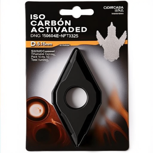 Inserto de Torneado Indexable con Recubrimiento MT-CVD ISO DNMG 150604E-NFT9325 D. 5.16mm, Paquete de 10 para Torneado de Piezas - Product Image 2